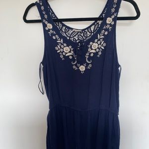 navy romper